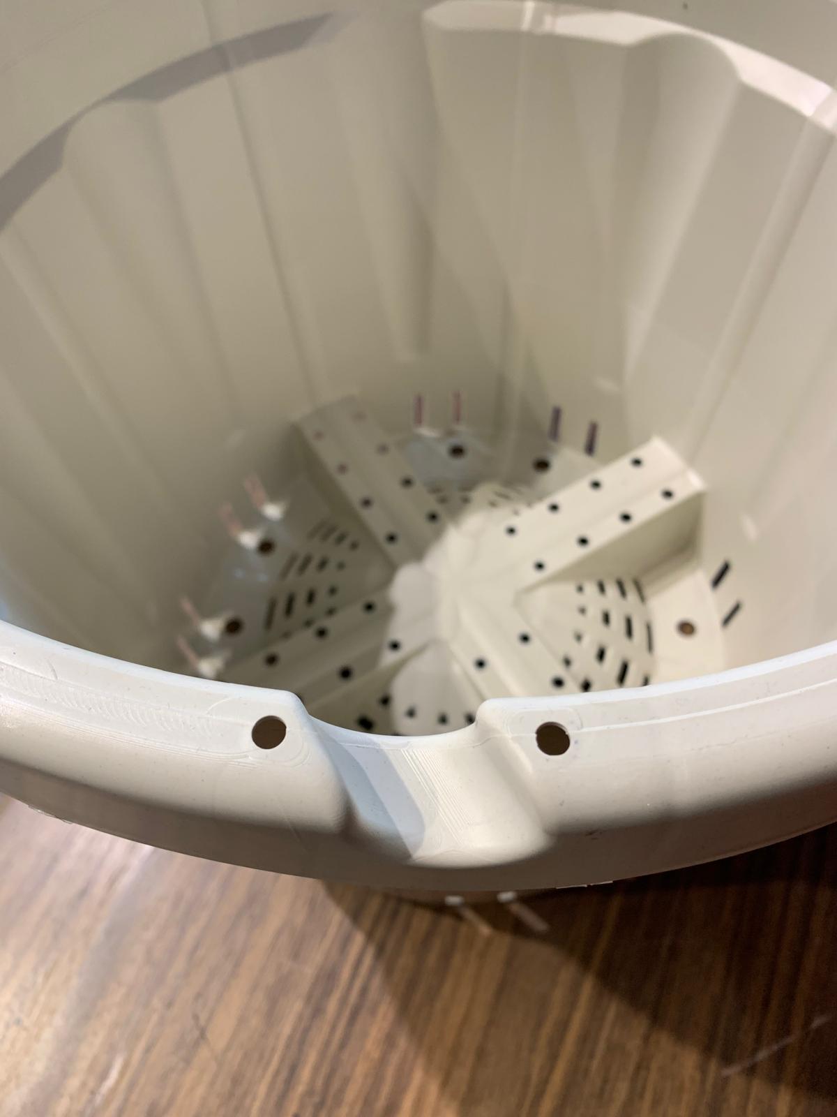 SERSİS 35 smart plant pot top rim pipe area